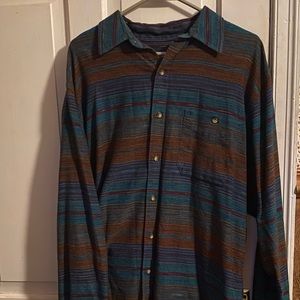 Multicolored long sleeve button down shirt by The Territory Ahead (its fresh AF)